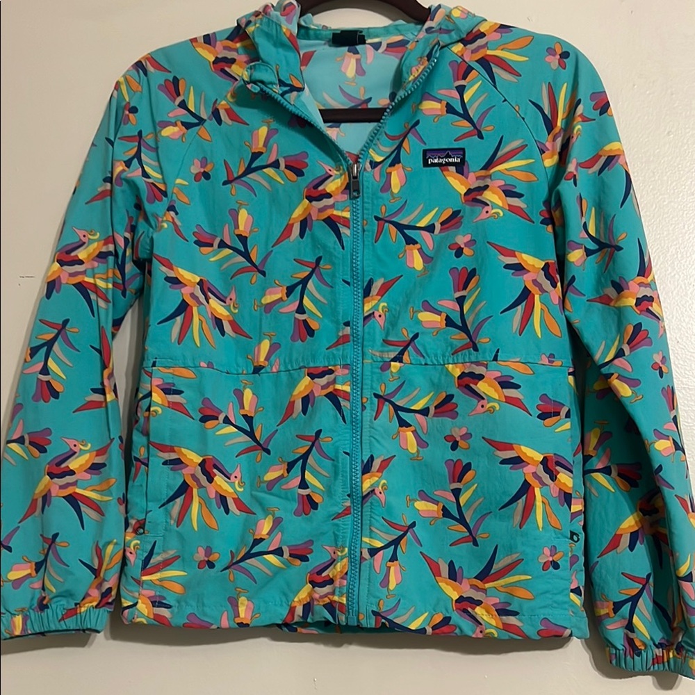 Patagonia Teal Floral Jacket